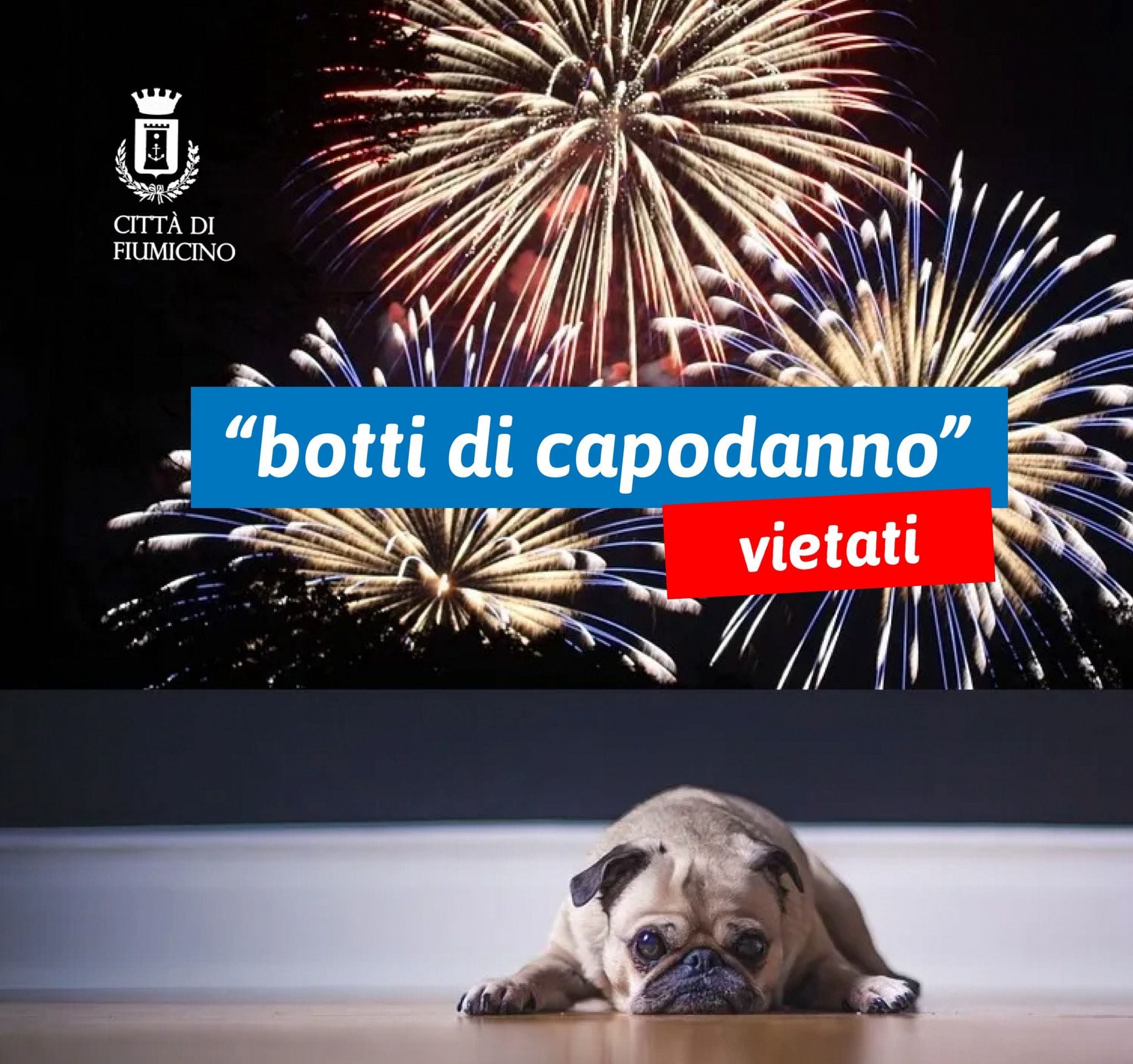 Capodanno sicuro: ordinanza sindacale vieta botti e fuochi d'artificio dal 31 dicembre al 6 gennaio