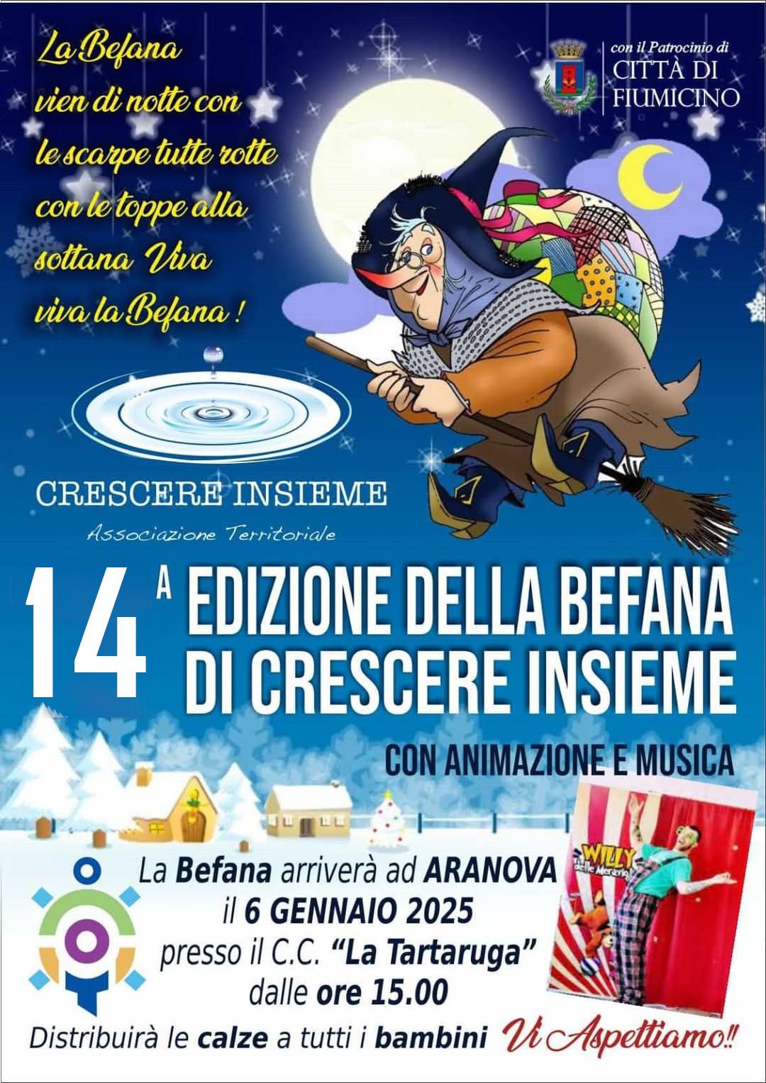 La Befana di Crescere Insieme