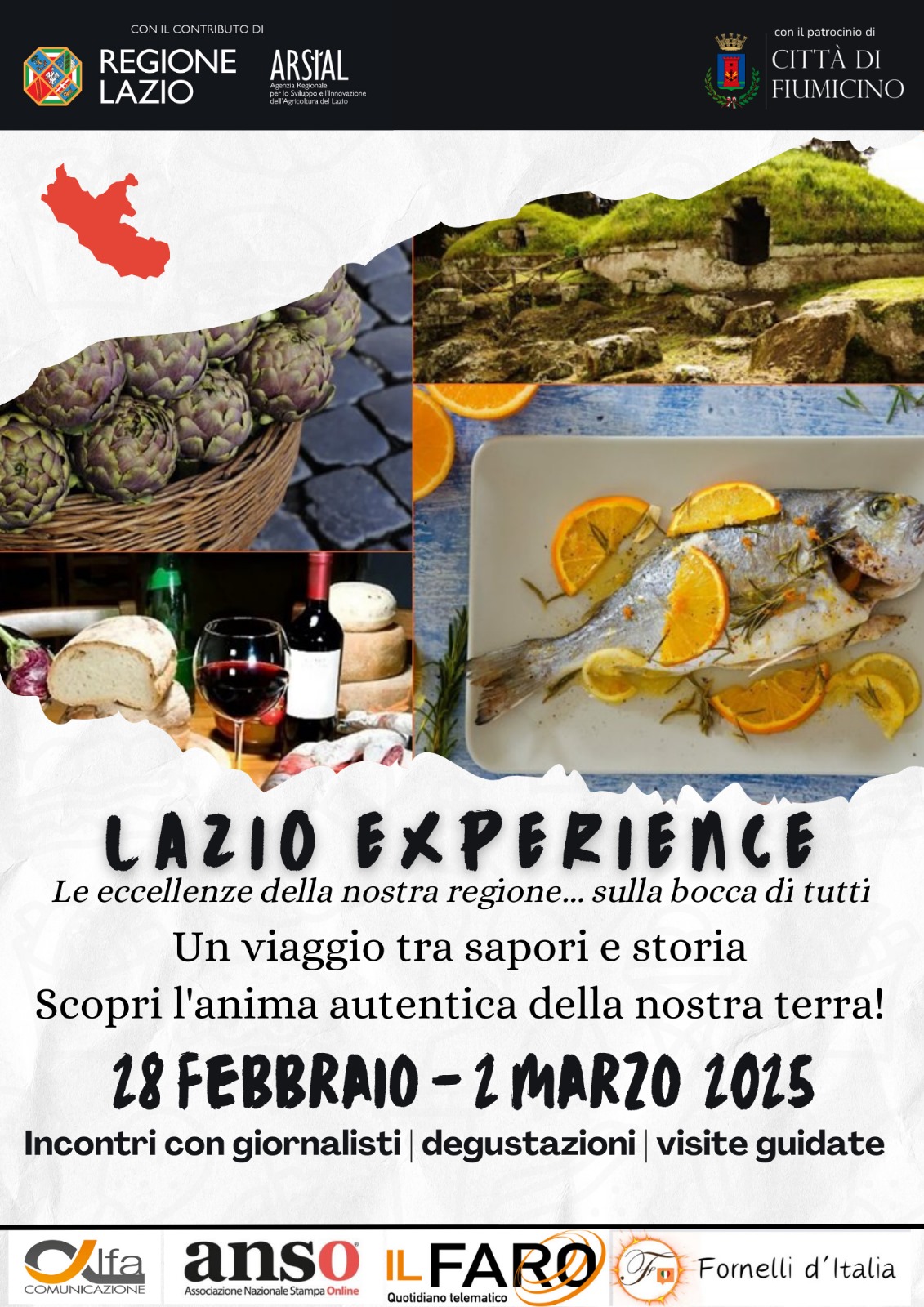 Sabato 1 marzo "Lazio Experience" in Aula Consiliare