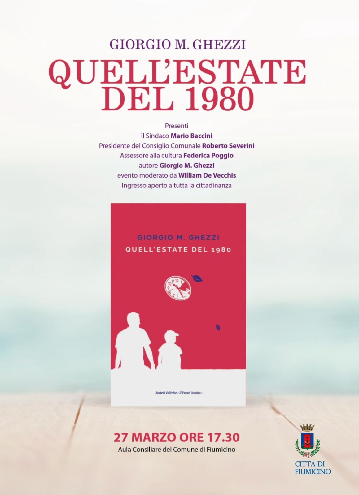  27 marzo presentazione del libro di Giorgio M. Ghezzi “Quell’estate del 1980”