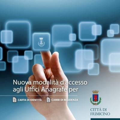 Nuova modalità di accesso agli uffici anagrafe