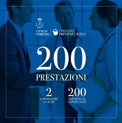 200 prestazioni refertate il giorno 28 ottobre all’OPEN DAY per la prevenzione dell'ICTUS