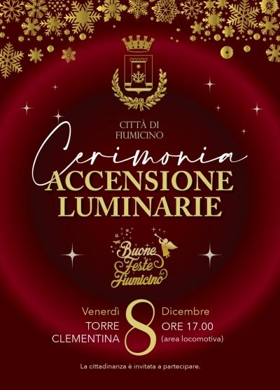 NATALE 2023 A FIUMICINO: 8 Dicembre al via gli eventi con l'accensione delle Luminarie