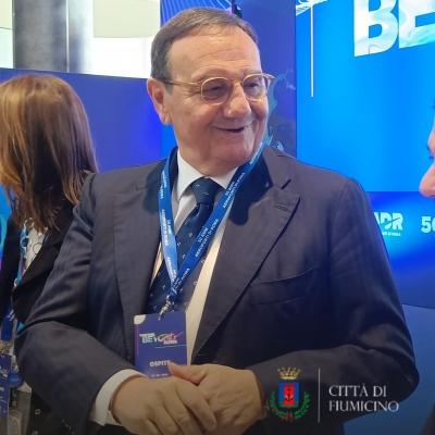 Il Sindaco Mario Baccini ha partecipato all'evento "Together, beyond flying" per i primi 50^ anni di Aeroporti di Roma