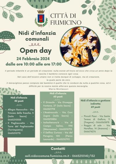 Fiumicino il 24/02/2024  - Open day nidi d'infanzia comunali