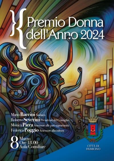 8 Marzo Aula Consiliare "Premio Donna dell'Anno2024" Comune di Fiumicino