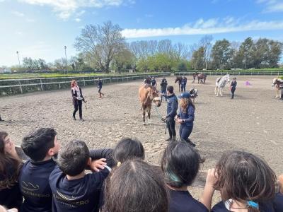 Educazione alimentare e natura -  Giornata di formazione per gli alunni dell'Isituto G.B. Grassi al Centro equestre