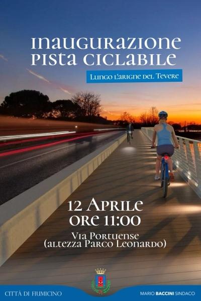 Fiumicino - "12 aprile inaugurazione della ciclovia tirrenica lungo il Tevere"