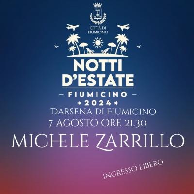 7 agosto - Michele Zarrillo inaugura una Settimana di grandi eventi a Fiumicino