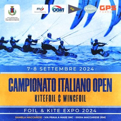 Sport a Fiumicino: 7-8 settembre "Campionato Italiano Open di Wingfoil e Kitefoil" sul litorale di Maccarese