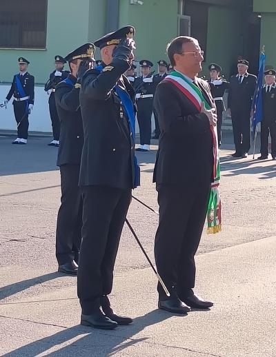 Giornata dell’Unità Nazionale e delle Forze Armate -  Il Sindaco di Fiumicino alla cerimonia dell’Alzabandiera Solenne presso il C.T.R.