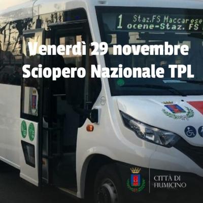 Trasporti - Sciopero Nazionale  29/11/2024