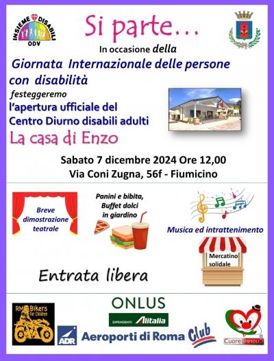 Fiumicino - Sabato 7 dicembre Apertura "Centro diurno disabili adulti"