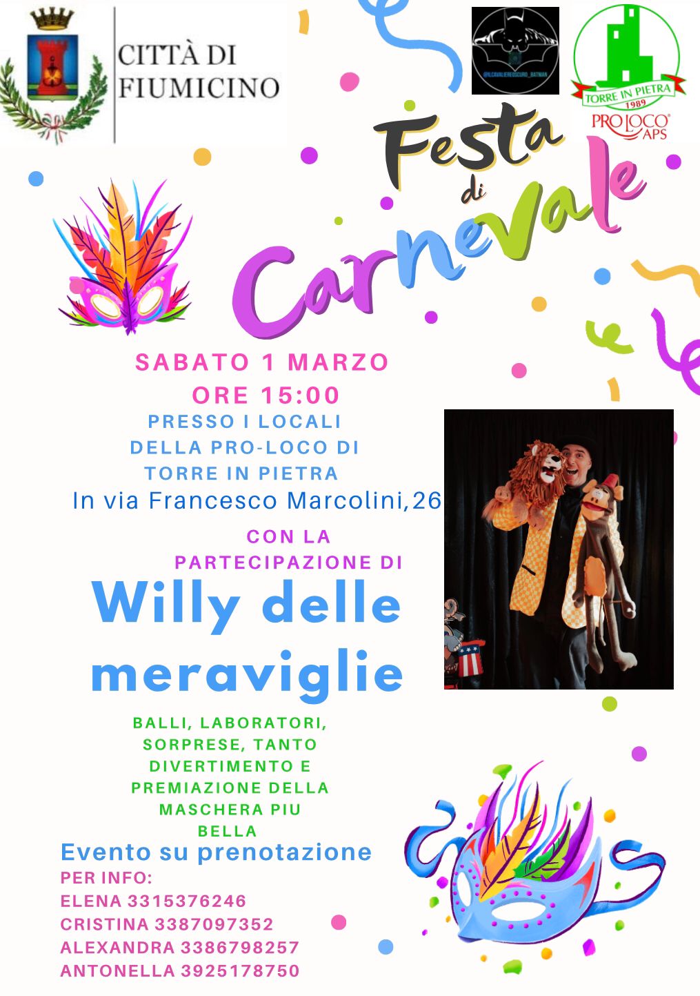 Festa di Carnevale a Torrimpietra